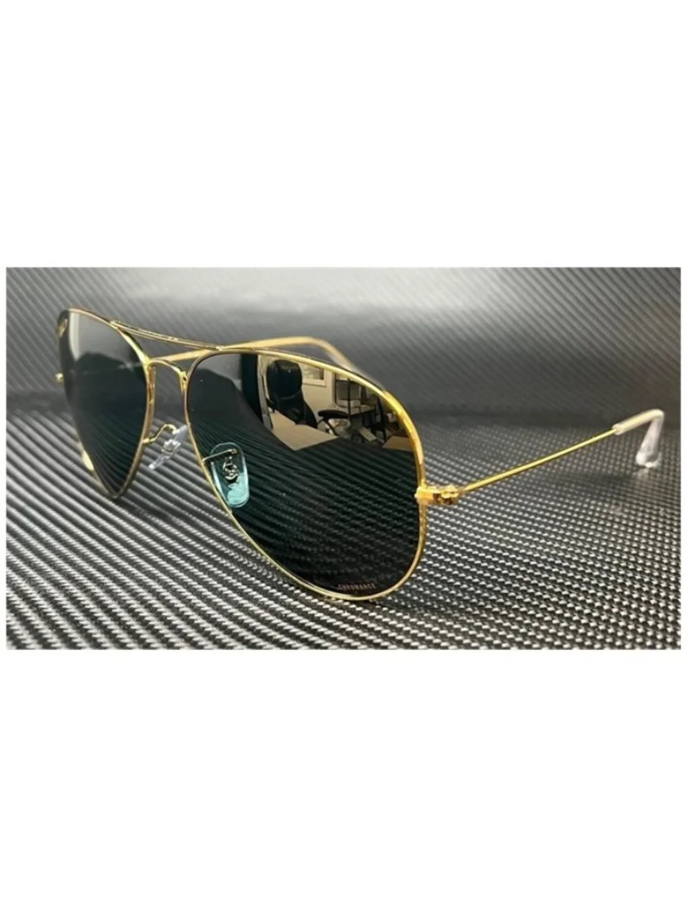 New Ray Ban Men  Legend Gold Sunglasses  58- 14- 135